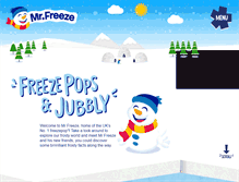 Tablet Screenshot of mr-freezepops.co.uk